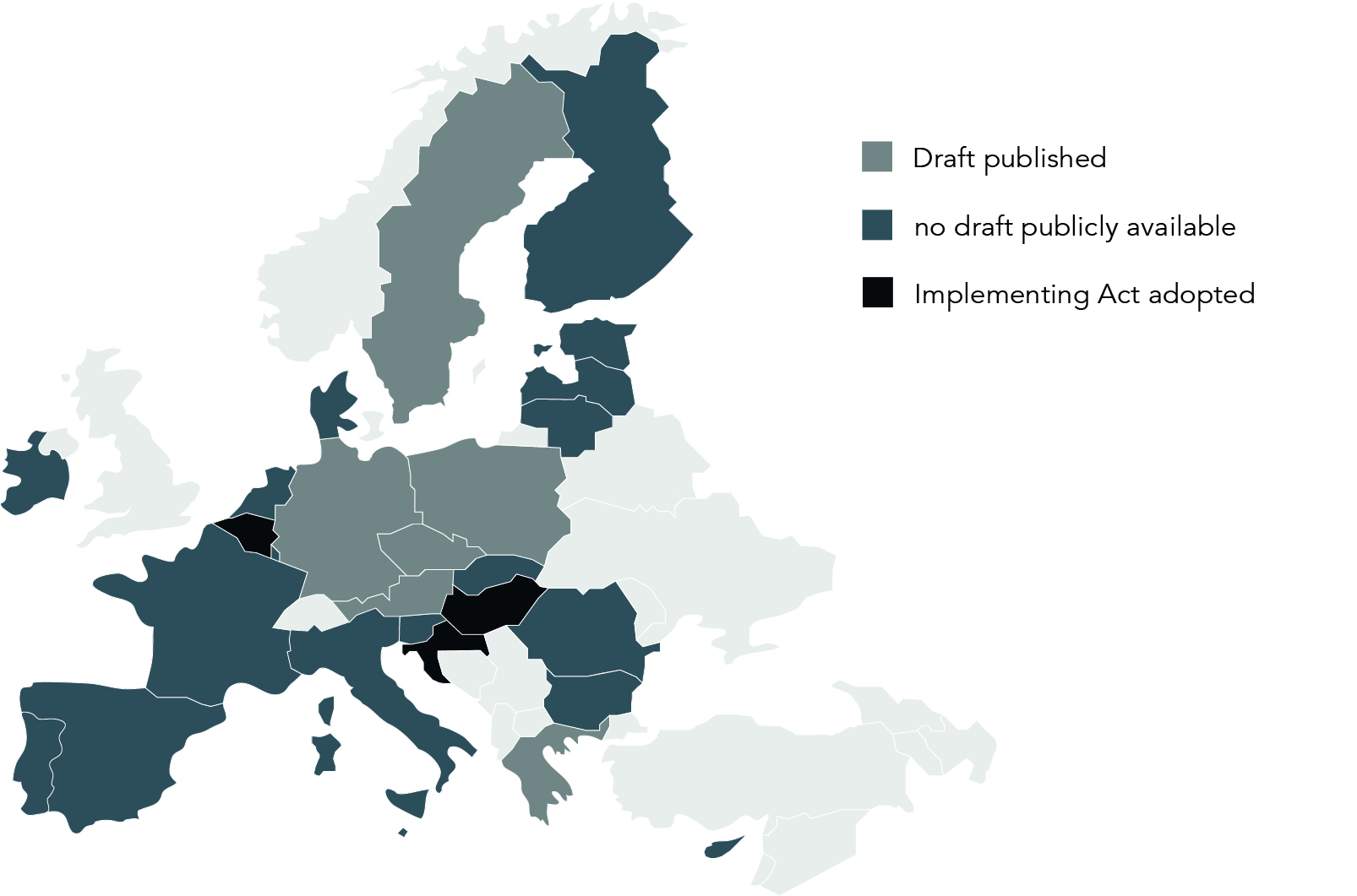 implementation tracker map